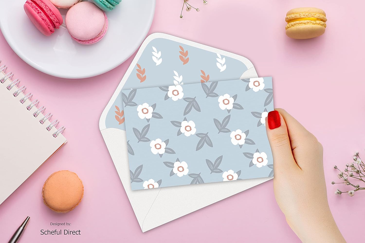 Blank Cards with Envelopes All Occasion 30-Blank Note Cards with Envelopes & Stickers | 4” x 6” Blank Greeting Cards Stationary Cards set | Assortment of Colored Stationary Plain Greeting Cards. - Image 6